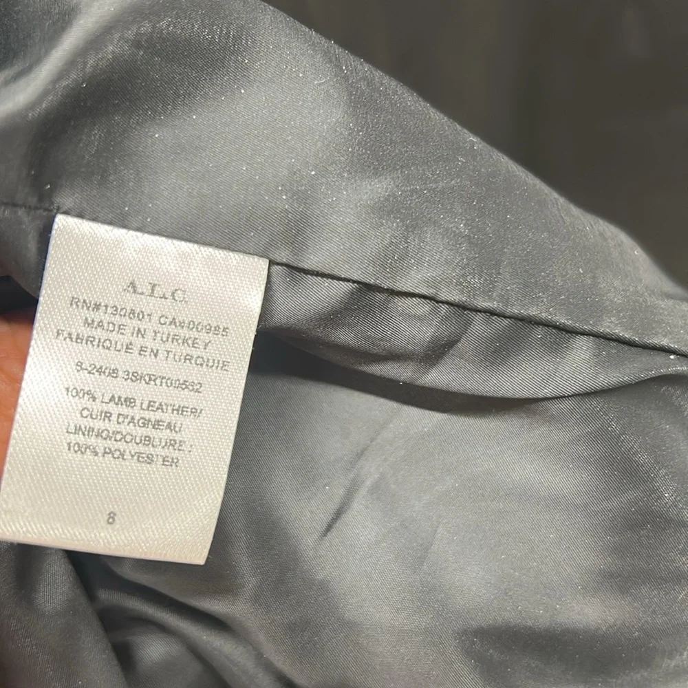 A.L.C Gwen leather midi skirt 17x31 - Picture 15 of 16